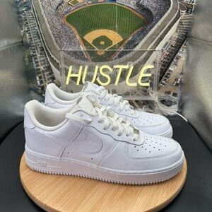 Nike Air Force 1 Low '07 Triple White Men’s Sz 10.5